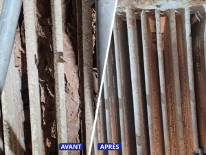 Tringlage faisceaux incinérateur